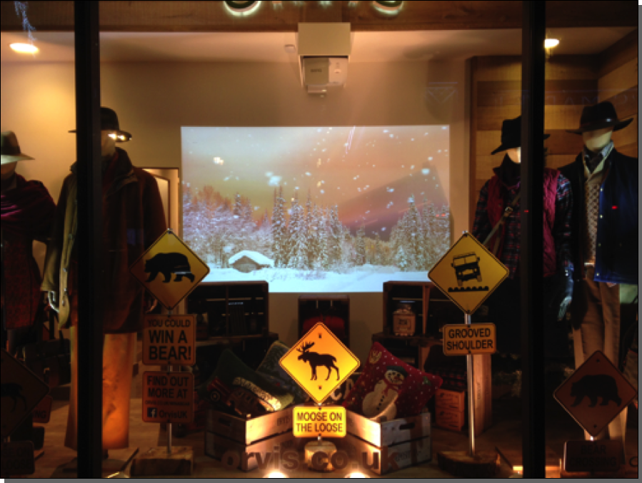 Orvis shop window displays
